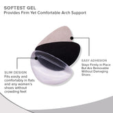 Dr Foot Hidden Arch Support - Versatile options for all styles